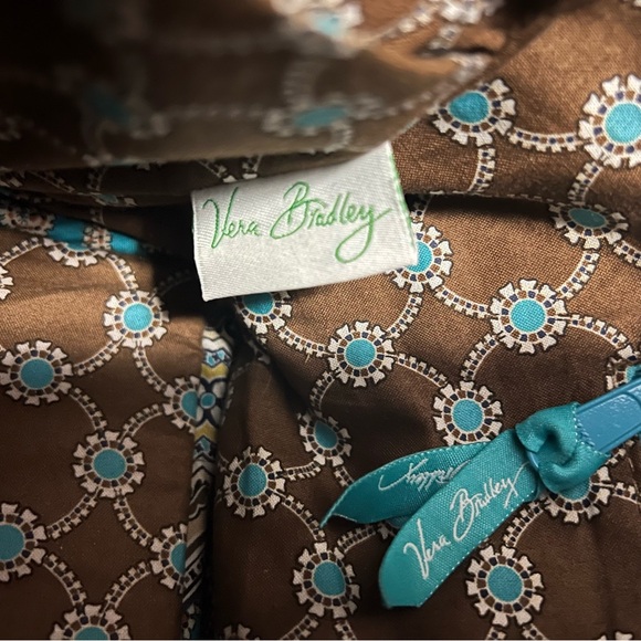 Vera Bradley “gabby” retired/vintage print (totally turquoise) purse - Picture 3 of 7